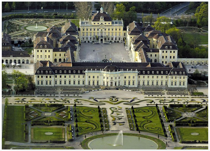 Ludwigsburg Schloss (palace) Baroque garden